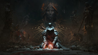 Demonic knight throne fire dark - a throne free wallpaper for desktop