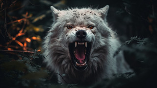 Wolf open mouth teeth sharp - mouth wide open free wallpaper for desktop