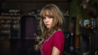 Woman blonde braid red shirt - anka zhuravleva free wallpaper