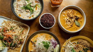 Food soup salad noodles chopsticks - asai chū free wallpaper for desktop