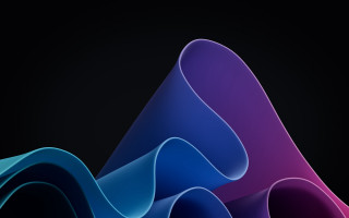 Colorful abstract background curved blue - the bottom of it free wallpaper