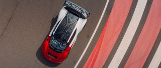 Red sports car race track 52 - the side of the road free wallpaper for desktop