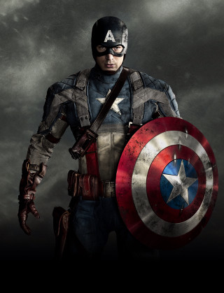 Captain america costume man holding - americo makk free wallpaper for mobile