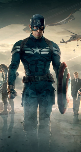 Captain america heroic group military - heroic free wallpaper for mobile