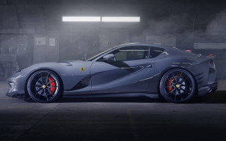 Grey sports car dark garage - a dark garage free wallpaper for desktop