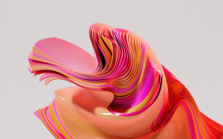 Colorful abstract sculpture generative 3d - sculpture free wallpaper for desktop