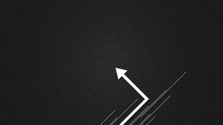 Black white arrow left minimalism - left free wallpaper for desktop