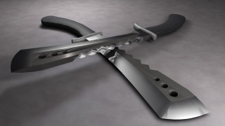 Knife sharp blade gray shadow - sharp foccus ilustration free wallpaper