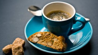Coffee cookies blueplate spoon morning - the plate free wallpaper
