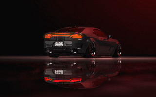 Car redlight reflection photorealism 3d - redshift free wallpaper