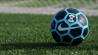 Soccer ball green field white 3 - a green field of grass free wallpaper for desktop