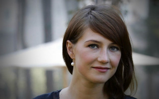 Woman black shirt white necklace - adrienn henczné deák free wallpaper