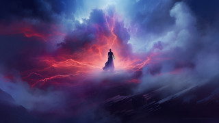 Mountain sky clouds bright light - the top of the mountain free wallpaper