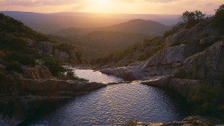 Hudson river valley mountains sunset - a sun setting free wallpaper