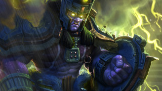 Man helmet large object lightning - huge free wallpaper