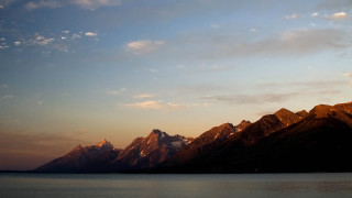 Mountain lake sky clouds dusk - alson s. clark free wallpaper for desktop