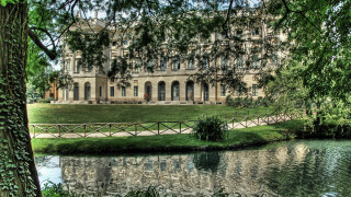 Paris school bridge pond building - correggio free wallpaper