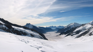 Mountain range glacier snowy background - covered mountain free wallpaper
