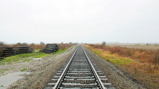 Train tracks field trees liminal - liminal space free wallpaper