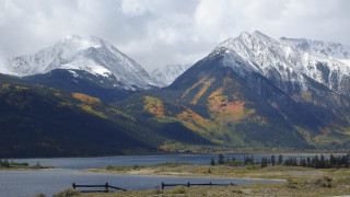 Mountain lake trees horizon cloudy - a few mountain free wallpaper for desktop