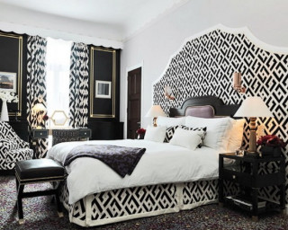 Bedroom bed interior cozy relaxing 7 - maximalism free wallpaper