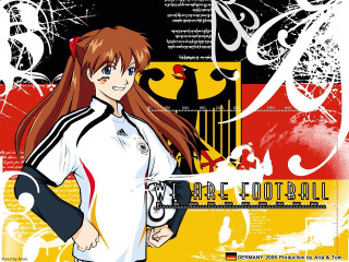 Girl uniform tennisracket germanflag coatarms - a tennis racket free wallpaper