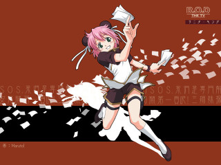 Pink haired girl white dress 8 - a white dress holding free wallpaper