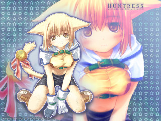 Cat ears demon tail girl - a cat tail free wallpaper for desktop