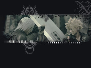 Anime couple swords blonde cloud - their hand and a sword free wallpaper