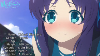 Girl blue eyes long hair - kyoani free wallpaper