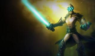 Glowing sword armor helmet epsylon - a character in a video game holding free wallpaper