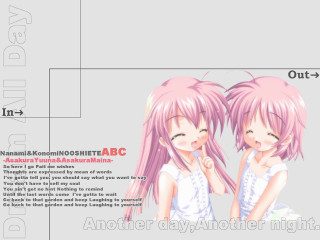 Pink hair sisters anime illustration - white dress free wallpaper