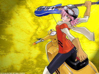 Eizan kikukawa scooter guitar cellphone - a scooter free wallpaper