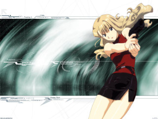 Woman gun green wave neo - a gun in front free wallpaper for desktop