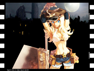 Pirate woman sword mouse box - a mouse free wallpaper for desktop