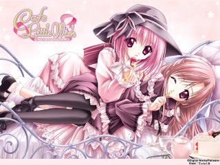 Anime girls bed cake gothic 2 - a couple of anime girls free wallpaper