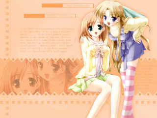 Anime girls bench camera kyoto - a camera free wallpaper