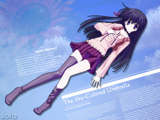 Eizan kikukawa floating portrait school - a short skirt free wallpaper