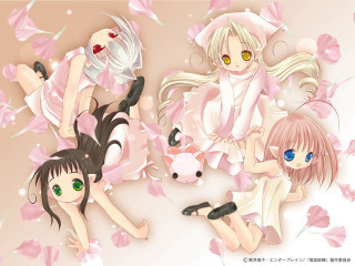 Anime girls flower pig alice - flower free wallpaper for desktop