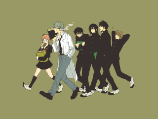 Group people line white shirt - a line free wallpaper