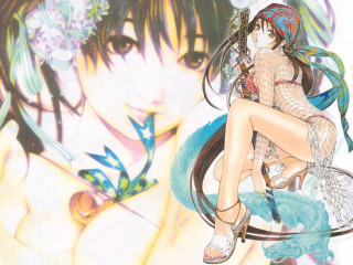 Girl fishtail bird chair bikini - a chair free wallpaper