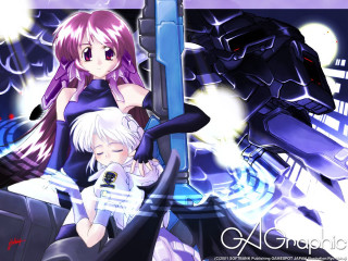 Anime couple robot aya goda - neo free wallpaper for desktop