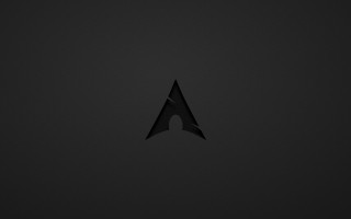 Black triangle minimalism raytraced greyscale - a black triangle free wallpaper