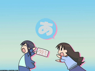 Cartoon women sign man speech - a cartoon of a woman holding free wallpaper