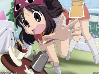 Girl hat leaning cake coffee - leaning free wallpaper for desktop