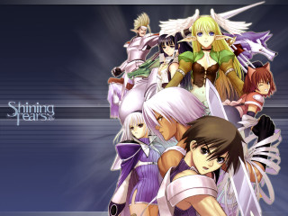 Anime characters shining stars blue - heidelberg school free wallpaper