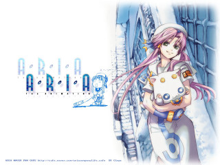 Aria magic anime cat uniform - a anime character holding free wallpaper