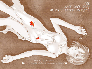 Woman leaf autumn lying blush - her stomach free wallpaper for desktop