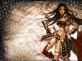 Woman sword fantasy chen chun - long hair and a sword free wallpaper