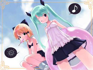 Girl dress cigarette musicnote summer - a cigarette free wallpaper for desktop